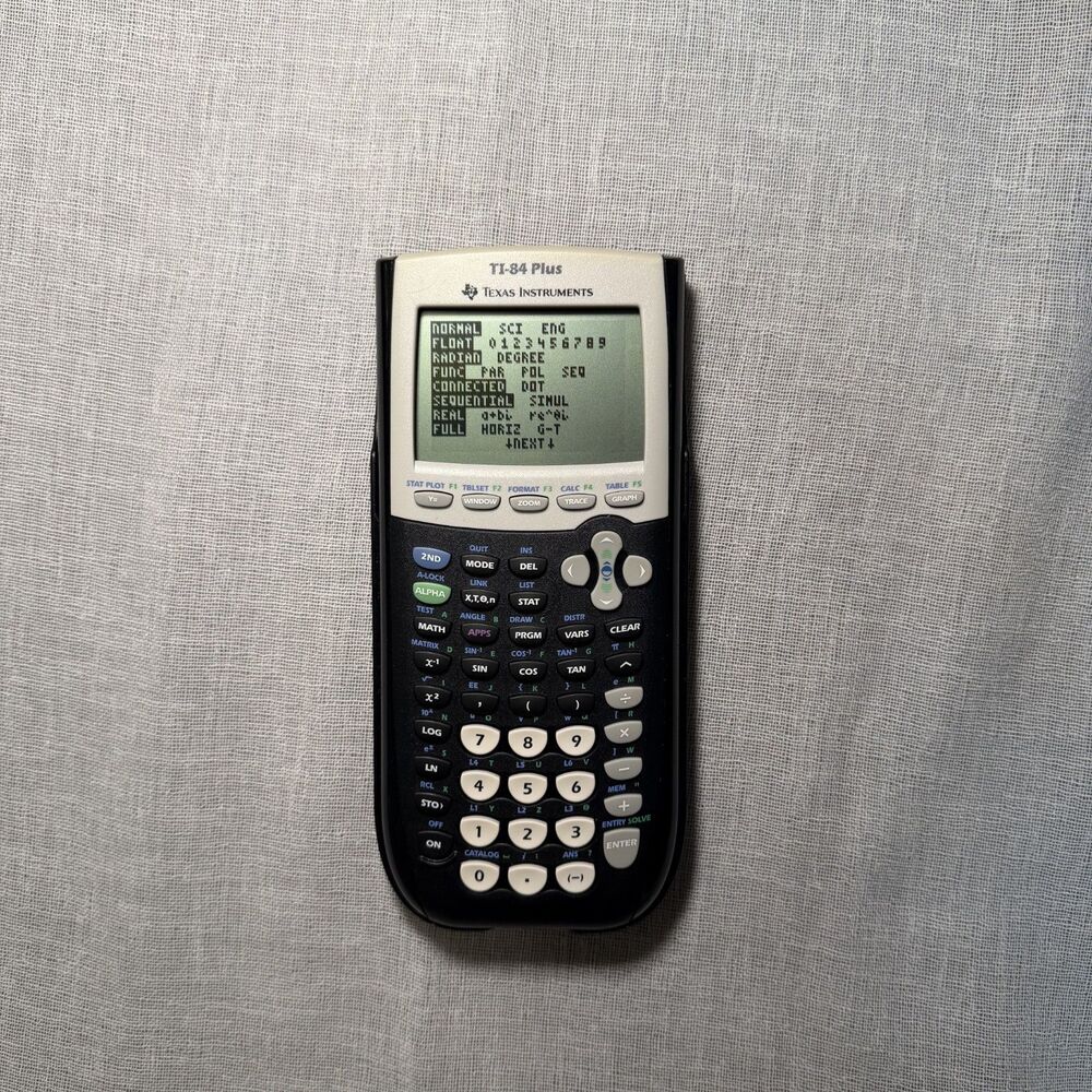 Texas Instruments TI-84 Plus Graphing Calculator Tested Working With Cover - Picture 2 of 7